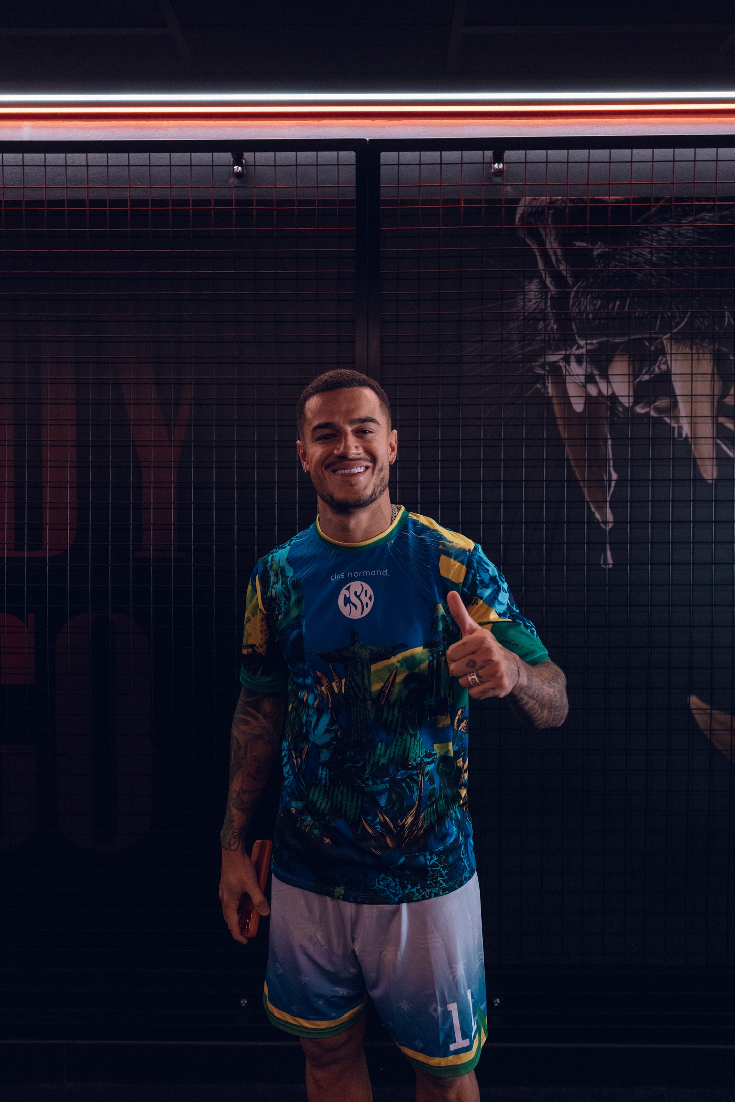BRAZIL WARM UP SHIRT
